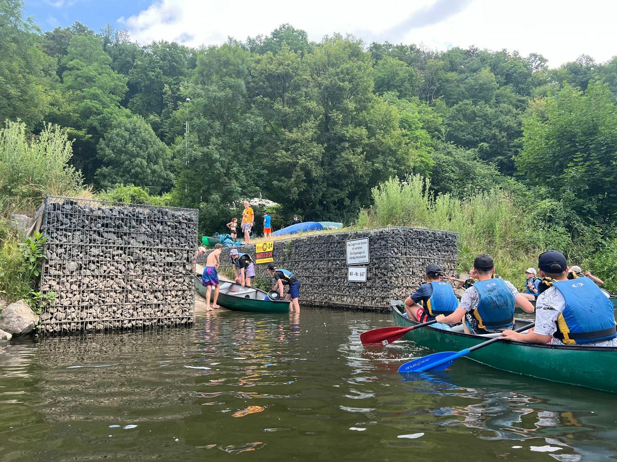 Zwei Tage paddeln bei Weilburg